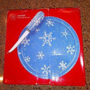 NIB Cheese plate -cutting knife